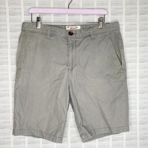 Penguin Gray 100% Cotton Men's Shorts